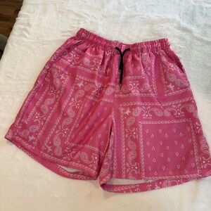 Pink Paisley Men’s Shorts
